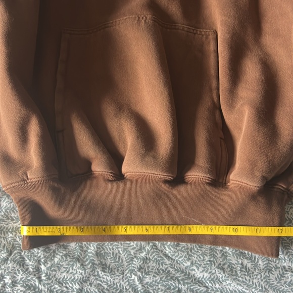 Yeezy X Gap double layered Brown Sweatshirt Cozy Pullover - Picture 4 of 7